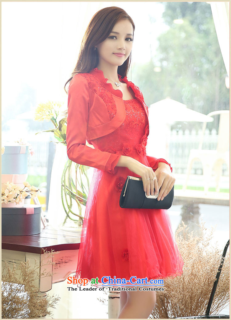 Detailed, Ju Meng 2015 Autumn replacing new aristocratic new bride dress a marriage red dress bows serving two kits dresses female red XXL picture, prices, brand platters! The elections are supplied in the national character of distribution, so action, buy now enjoy more preferential! As soon as possible.