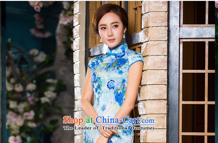 Time the new autumn 2015 Syria replace short qipao improved stylish Sau San cheongsam dress code retro-day qipao maximum load color pictures mother M picture, prices, brand platters! The elections are supplied in the national character of distribution, so action, buy now enjoy more preferential! As soon as possible.