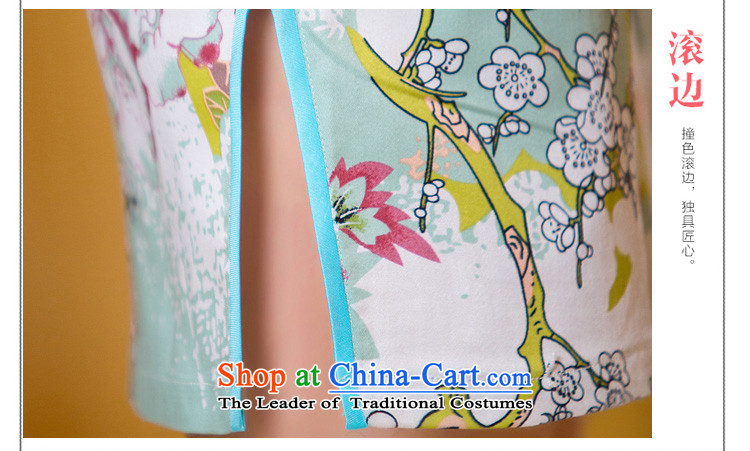Time the new 2015 Syria cheongsam with daily improved retro autumn elegant qipao short skirts and women of qipao code video picture color photo of thin XL, prices, brand platters! The elections are supplied in the national character of distribution, so action, buy now enjoy more preferential! As soon as possible.