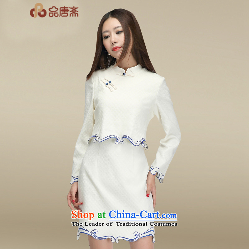 No. of Ramadan 2015 fall short new stylish improved long-sleeved cheongsam dress photo color S products Tang Ramadan , , , shopping on the Internet