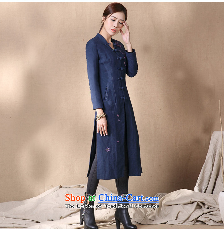 No. of Ramadan 2015 Autumn Load Tang new cheongsam improved cotton linen antique dresses Blue M picture, prices, brand platters! The elections are supplied in the national character of distribution, so action, buy now enjoy more preferential! As soon as possible.