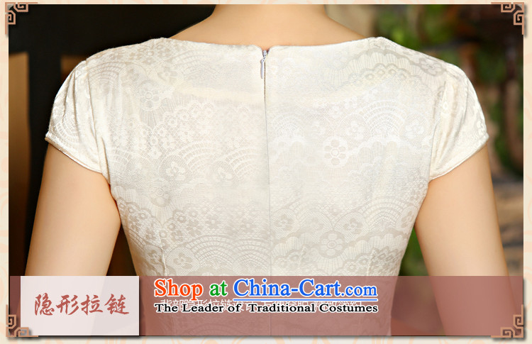 Leung Ching qipao improved stylish micro-embroidered dress graphics waist qipao cheongsam dress orchids in apricot XL Photo, prices, brand platters! The elections are supplied in the national character of distribution, so action, buy now enjoy more preferential! As soon as possible.