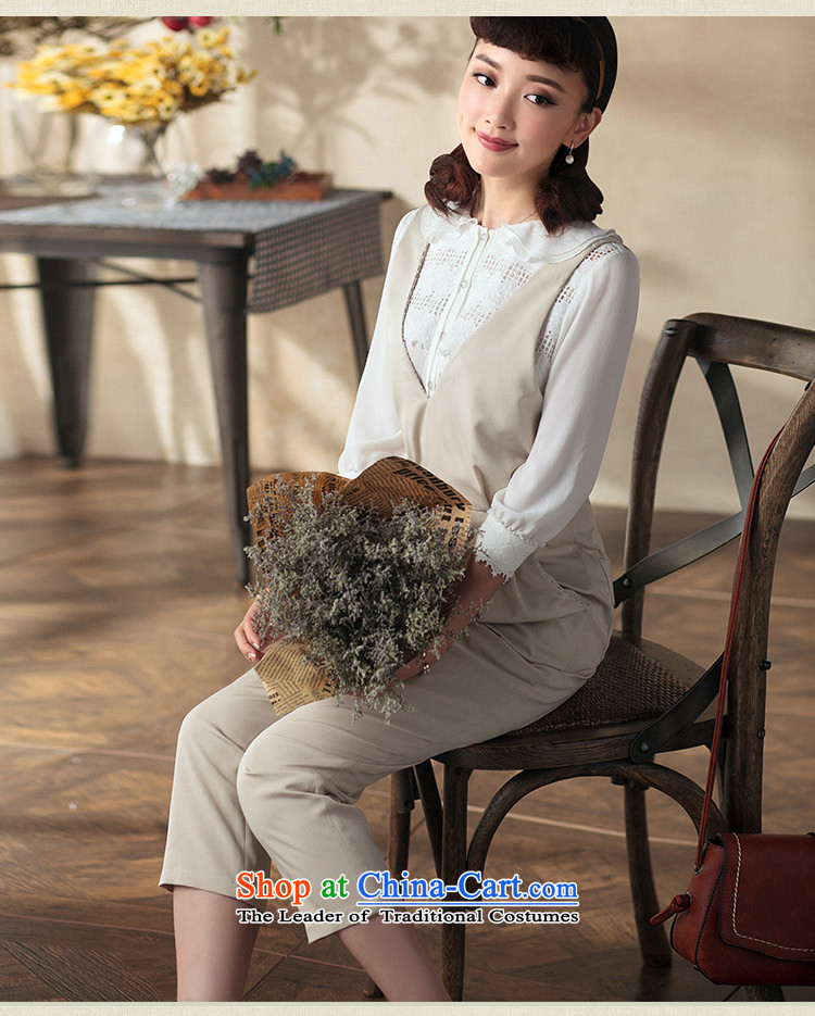 A Pinwheel Without Wind ching chiu yi 2015 new autumn replacing ladies pants retro improved national wind Sau San 9 dresses trousers and cream L picture, prices, brand platters! The elections are supplied in the national character of distribution, so action, buy now enjoy more preferential! As soon as possible.