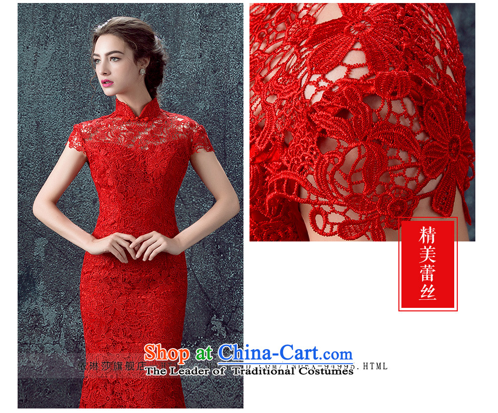 According to Lin Sha evening dresses new 2015 autumn and winter retro crowsfoot bride bows service long red cheongsam dress married Sau San Red S picture, prices, brand platters! The elections are supplied in the national character of distribution, so action, buy now enjoy more preferential! As soon as possible.