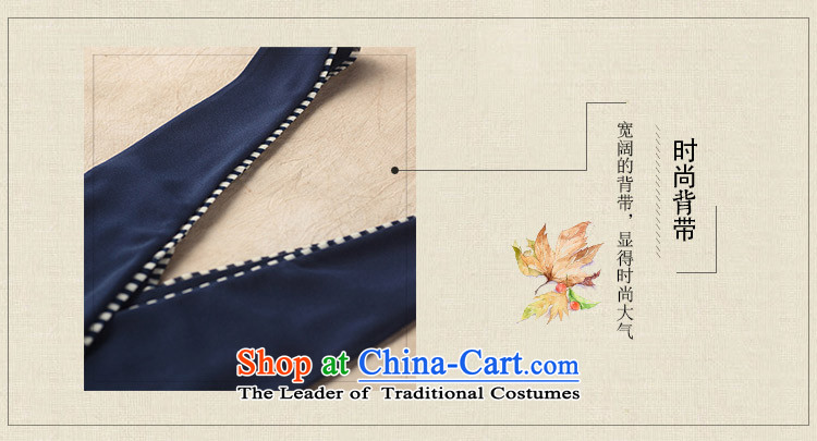 A Pinwheel Without Wind the world autumn Yat) strap trousers 2015 new Wild ethnic vogue STRAP WIDTH-legged pants color navy pre-sale 3 days M picture, prices, brand platters! The elections are supplied in the national character of distribution, so action, buy now enjoy more preferential! As soon as possible.