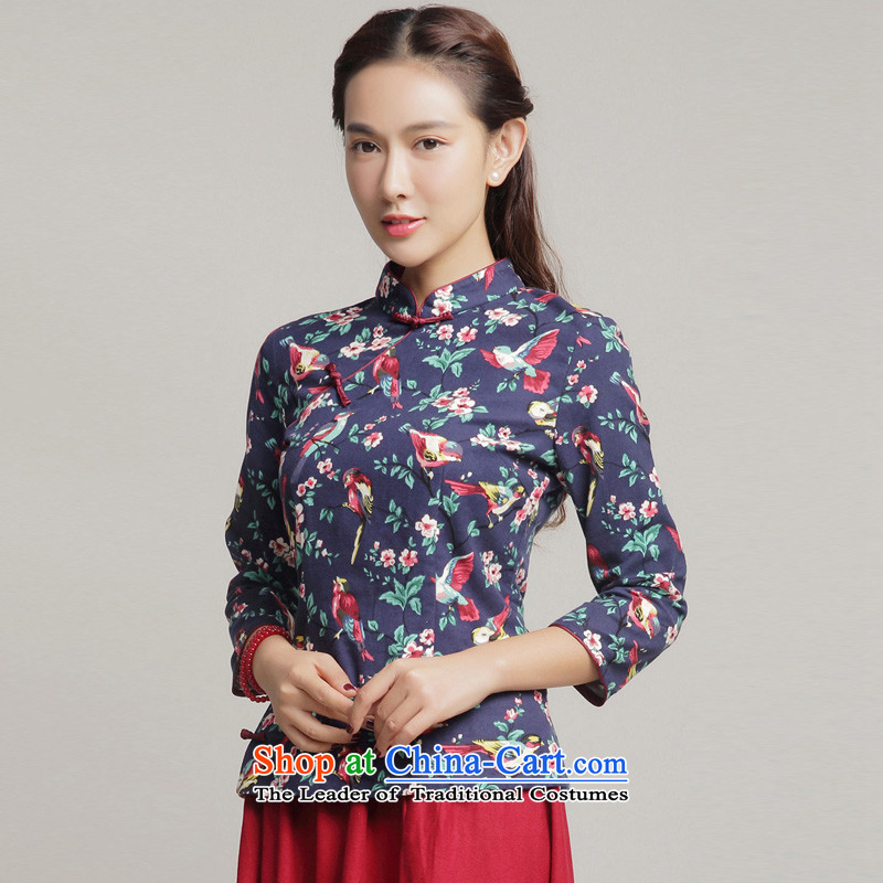 Bong-migratory 7475 2015 Autumn qipao long-sleeved blouses cotton linen TANG Sau San stylish shirt qipao daily DQ15183 RED L picture, prices, brand platters! The elections are supplied in the national character of distribution, so action, buy now enjoy more preferential! As soon as possible.