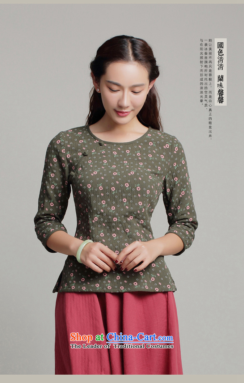 Bong-migratory 7475 Autumn 2015 long-sleeved cotton qipao Tang Blouses Chinese national saika qipao DQ15187 shirt red XL Photo, prices, brand platters! The elections are supplied in the national character of distribution, so action, buy now enjoy more preferential! As soon as possible.