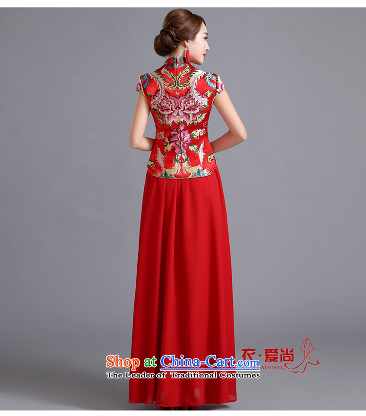 Toasting champagne dress uniform marriage qipao autumn 2015 cheongsam dress new stylish retro improvement of the Sau San red qipao female red can be made plus $30 does not return pictures, prices, brand platters! The elections are supplied in the national character of distribution, so action, buy now enjoy more preferential! As soon as possible.
