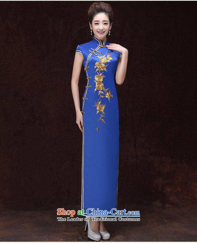 The knot true love spring and summer Olympic games of the new protocol of the forklift truck long qipao qipao gown embroidered performances for Hotel Courtesy etiquette services RED M picture, prices, brand platters! The elections are supplied in the national character of distribution, so action, buy now enjoy more preferential! As soon as possible.