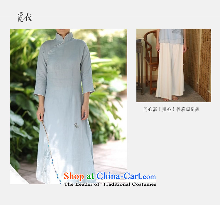 Ask the heart of Ramadan (MING HEART HEALTH women fall of Chinese qipao hand-painted bamboo republic of korea cheongsam dress 2617th Blue M code chest 95CM picture, prices, brand platters! The elections are supplied in the national character of distribution, so action, buy now enjoy more preferential! As soon as possible.