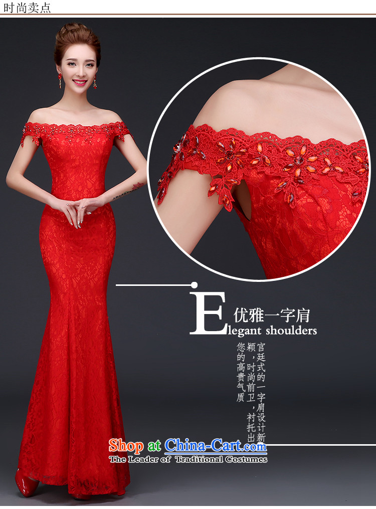 Time Service Bridal Autumn Syria bows stylish cheongsam dress 2015 new improved crowsfoot wedding dress long red short-sleeved cheongsam dress autumn red L picture, prices, brand platters! The elections are supplied in the national character of distribution, so action, buy now enjoy more preferential! As soon as possible.