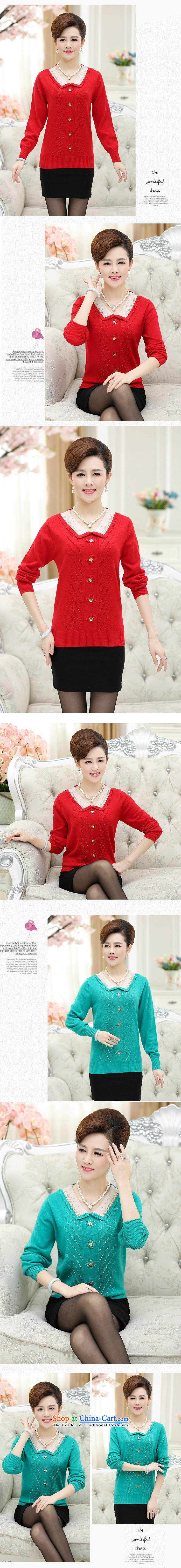 Ya-ting shop autumn and winter female new products with long-sleeved in MOM knitting older ironing drill for the temperament of cashmere wear the doll shirt female blue 110 pictures, prices, brand platters! The elections are supplied in the national character of distribution, so action, buy now enjoy more preferential! As soon as possible.