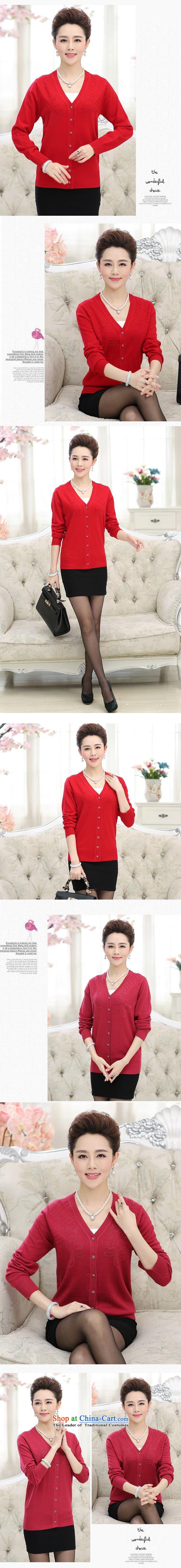 Ya-ting shop in the new age women fall inside larger MOM pack sweater knitting cardigan jacket V-neck a middle-aged man jacket Blue Photo, prices, brand platters! The elections are supplied in the national character of distribution, so action, buy now enjoy more preferential! As soon as possible.