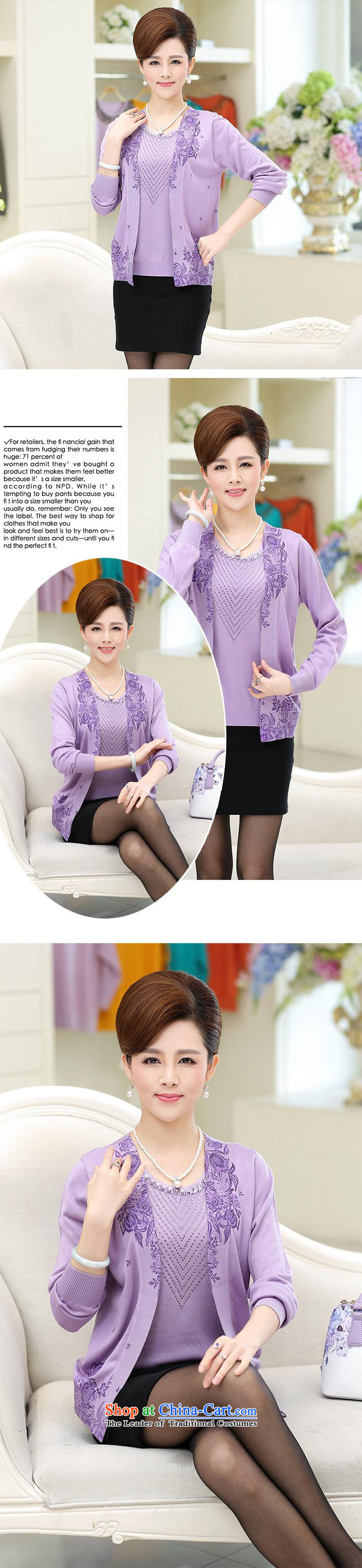 Shop 2015 Ya-ting of older women's autumn large new moms knitted jacket leave two stamp t-shirt, jacket and color 110 pictures, prices, brand platters! The elections are supplied in the national character of distribution, so action, buy now enjoy more preferential! As soon as possible.