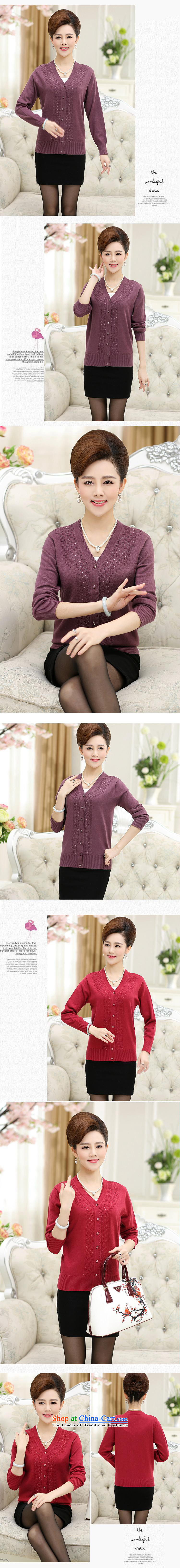 Ya-ting shop in the new 2015 Older Women fall inside larger MOM pack sweater pure color ironing drill knitting cardigan jacket red XXXL picture, prices, brand platters! The elections are supplied in the national character of distribution, so action, buy now enjoy more preferential! As soon as possible.