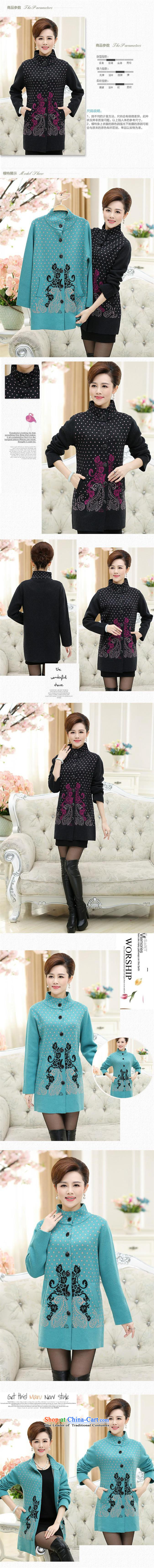 Ya-ting shop 2015 autumn and winter in the new Elderly Women's mother woolen cardigan grandma loaded thick long coats sweater in blue 110 pictures, prices, brand platters! The elections are supplied in the national character of distribution, so action, buy now enjoy more preferential! As soon as possible.