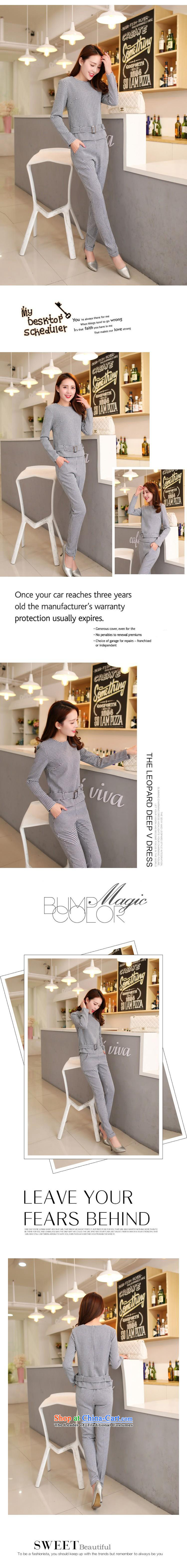 Orange Tysan *2015 fall inside the new women's stylish Korean round-neck collar long-sleeved latticed Sau San two kits lactation custom dark port White M picture, prices, brand platters! The elections are supplied in the national character of distribution, so action, buy now enjoy more preferential! As soon as possible.