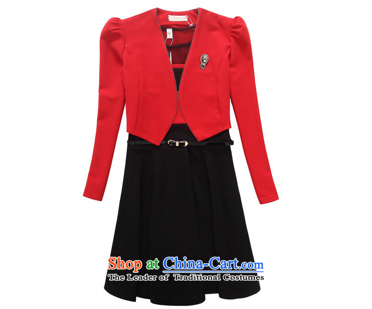 Orange Tysan *2015 new fall inside the vocational skirt long-sleeved video thin two kits skirt the nursing period for larger dress kit redcoats + black frocks L picture, prices, brand platters! The elections are supplied in the national character of distribution, so action, buy now enjoy more preferential! As soon as possible.