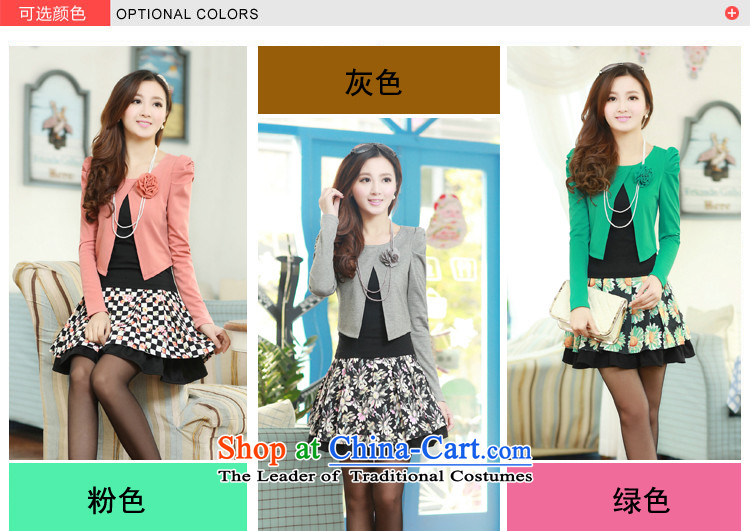 Orange Tysan *2015 autumn new for women Korean fashion bubble sleeved shirt Plaid Short skirt the breastfeeding period two kits with necklaces green (with photo) L necklaces, prices, brand platters! The elections are supplied in the national character of distribution, so action, buy now enjoy more preferential! As soon as possible.