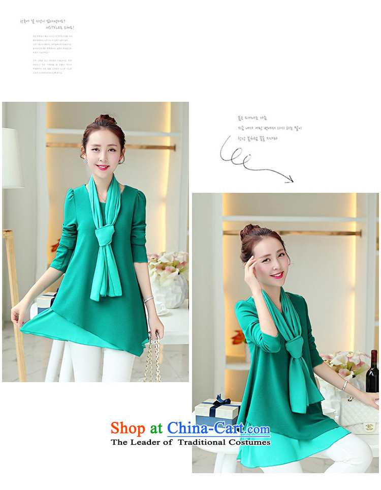 Orange Tysan *2015 autumn replacing temperament solid color round-neck collar bubbles under the rules do not long-sleeved kit shirt with loose head scarves green M picture, prices, brand platters! The elections are supplied in the national character of distribution, so action, buy now enjoy more preferential! As soon as possible.