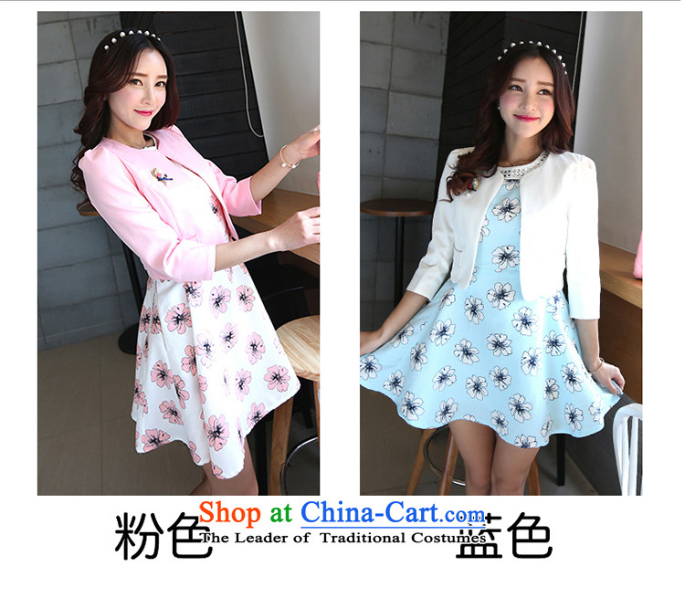 Orange Tysan *2015 autumn new for women Korean round-neck collar bubble seven cuff jacket + stamp skirt nursing business two kits pink S picture, prices, brand platters! The elections are supplied in the national character of distribution, so action, buy now enjoy more preferential! As soon as possible.