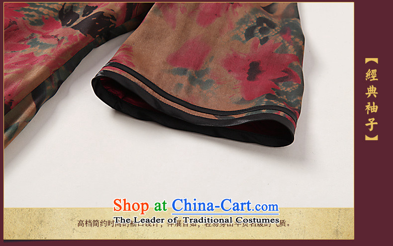 The fall of the new seal cloud of incense in Uganda, Retro elegant qipao long Silk Cheongsam boards in cuff dresses picture color pictures, prices, XL brand platters! The elections are supplied in the national character of distribution, so action, buy now enjoy more preferential! As soon as possible.