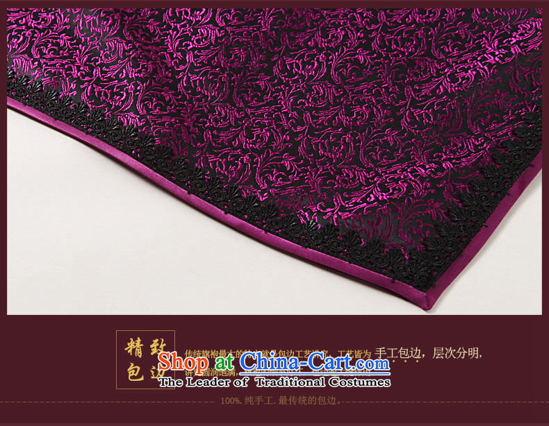 The seal of the new high-end manually elegant retro-day improved banquet dresses qipao Ms. short, dresses purple XL Photo, prices, brand platters! The elections are supplied in the national character of distribution, so action, buy now enjoy more preferential! As soon as possible.