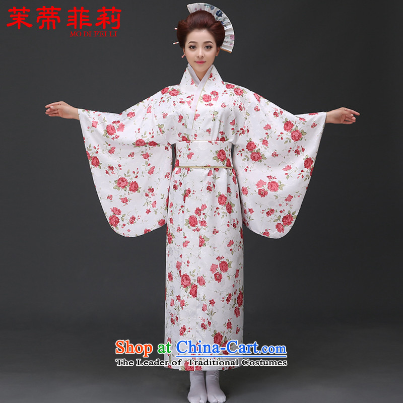 Energy Tifi Li Japanese kimonos is stage performance services photo album COS clothing female Japanese kimono RED?M