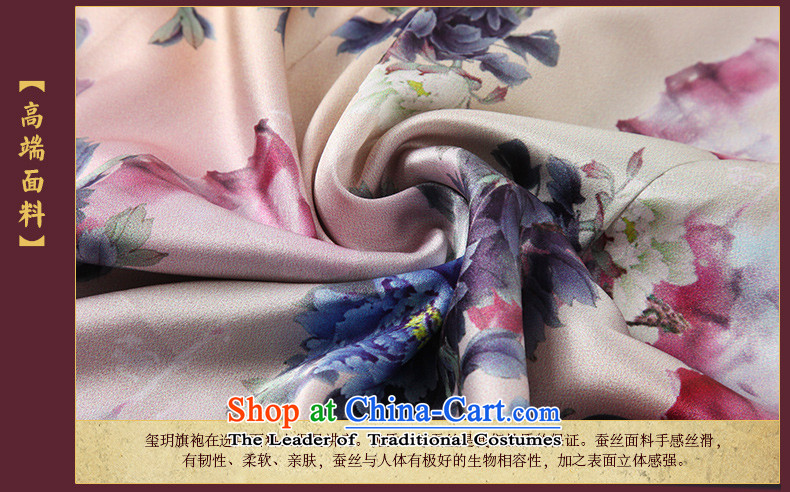 The principle of nostalgia for the improvement of the seal lace short edge) in the ordinary course of the Cuff qipao skirt Silk Cheongsam Ms. stamp dresses picture color L photo, prices, brand platters! The elections are supplied in the national character of distribution, so action, buy now enjoy more preferential! As soon as possible.