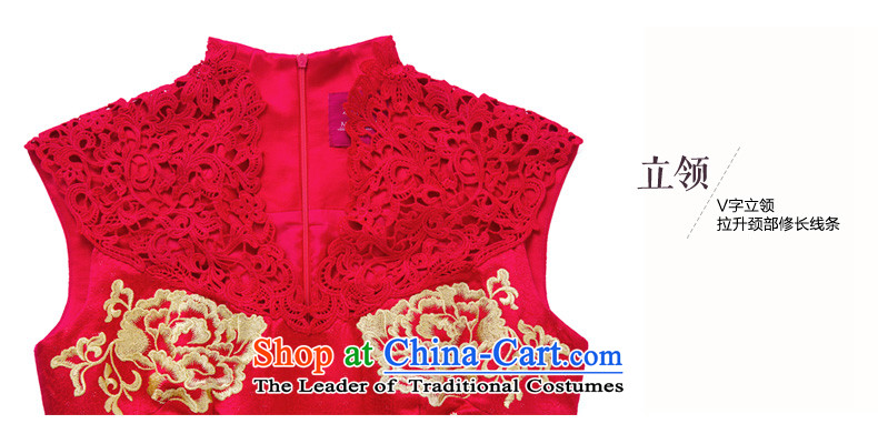 The 2015 autumn wood really new products embroidery engraving the ephod of Yun Jin qipao bride bows services marriage 42793 04 deep red S picture, prices, brand platters! The elections are supplied in the national character of distribution, so action, buy now enjoy more preferential! As soon as possible.