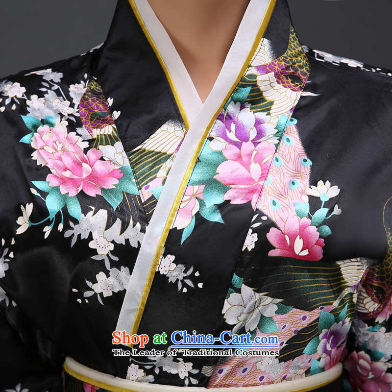 Energy Tifi Li Japanese kimonos is improved with female traditional stage costumes black , L, Imperial Palace (yuumuu) , , , shopping on the Internet