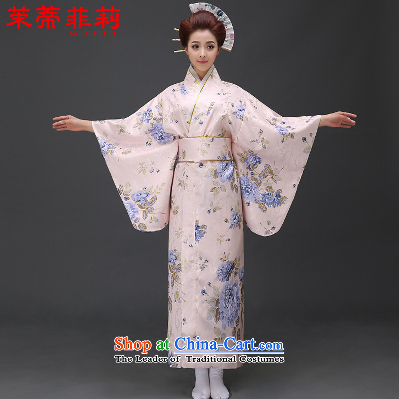 Energy Tifi Li Ms. traditional Japanese kimono long theatrical performances photo album cos clothing Powder Blue?L