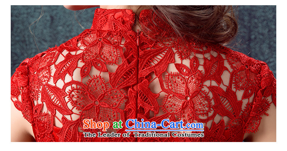 According to Lin Sha bows services 2015 new red qipao bride wedding dress lace Sau San long of Chinese women improved autumn and winter M picture, prices, brand platters! The elections are supplied in the national character of distribution, so action, buy now enjoy more preferential! As soon as possible.