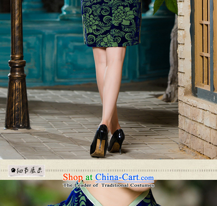 The wedding-dress in mother Kim scouring pads qipao older dresses autumn 2015 new upscale large wedding in short-sleeved green 2XL Photo, prices, brand platters! The elections are supplied in the national character of distribution, so action, buy now enjoy more preferential! As soon as possible.