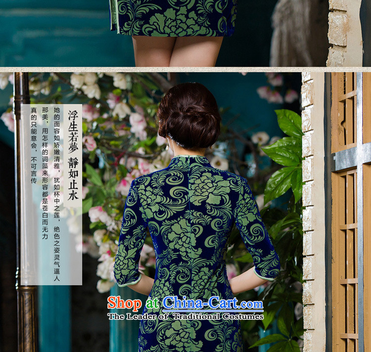 Wedding In mother Kim scouring pads qipao older dresses autumn 2015 new boxed large upscale wedding dresses in short-sleeved green did not consider the ten days shipment picture, prices, brand platters! The elections are supplied in the national character of distribution, so action, buy now enjoy more preferential! As soon as possible.