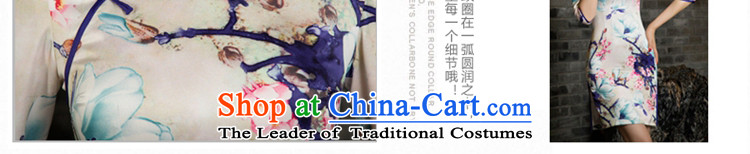 Yuan of cotton in the autumn of 2015, the improvement of qipao replacing retro style 7 double cheongsam dress cuff new ethnic women  M11031 picture color S picture, prices, brand platters! The elections are supplied in the national character of distribution, so action, buy now enjoy more preferential! As soon as possible.