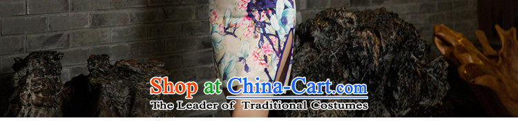 Yuan of cotton in the autumn of 2015, the improvement of qipao replacing retro style 7 double cheongsam dress cuff new ethnic women  M11031 picture color S picture, prices, brand platters! The elections are supplied in the national character of distribution, so action, buy now enjoy more preferential! As soon as possible.