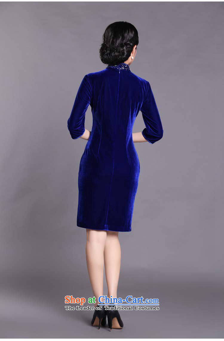 Joe was aristocratic Kim Choo skirt gathering scouring pads cheongsam dress in long SRXH001 purple short-sleeved L picture, prices, brand platters! The elections are supplied in the national character of distribution, so action, buy now enjoy more preferential! As soon as possible.