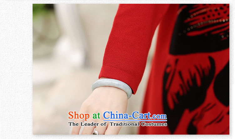 Middle-aged women Knitted Shirt long-sleeved mother of older women in the long load autumn Sweater Knit dresses red 115 pictures, prices, brand platters! The elections are supplied in the national character of distribution, so action, buy now enjoy more preferential! As soon as possible.