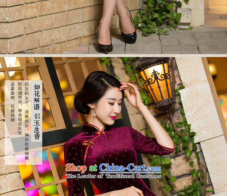 The wedding-dress MOM Pack Fall/Winter Collections Kim scouring pads in the new establishment of qipao older wedding short-sleeved) short skirt) XL Photo, prices, brand platters! The elections are supplied in the national character of distribution, so action, buy now enjoy more preferential! As soon as possible.