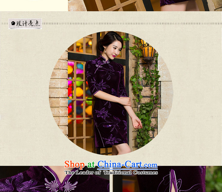 Kim scouring pads in the skirt qipao older wedding wedding dress with retro improved short mother) cuff dresses new short) XL Photo, prices, brand platters! The elections are supplied in the national character of distribution, so action, buy now enjoy more preferential! As soon as possible.
