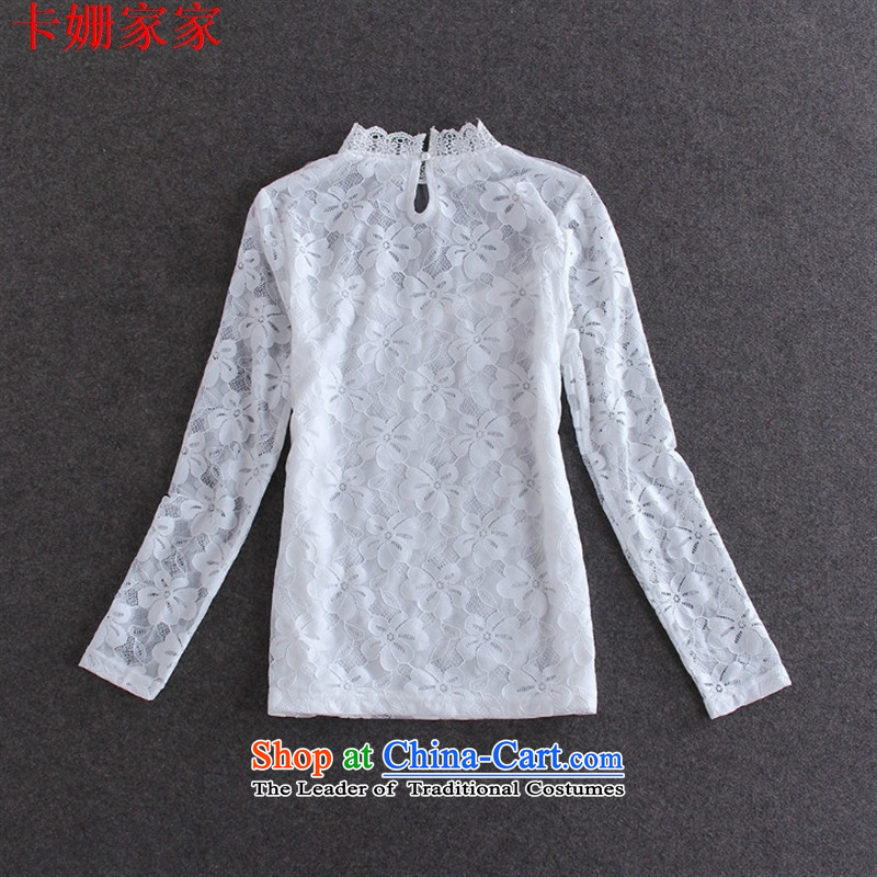 The European site autumn 50A607 new for women lace water-soluble solid black shirt , flower card Shan (KASHAN.JJ CHRISTMASTIME) , , , shopping on the Internet