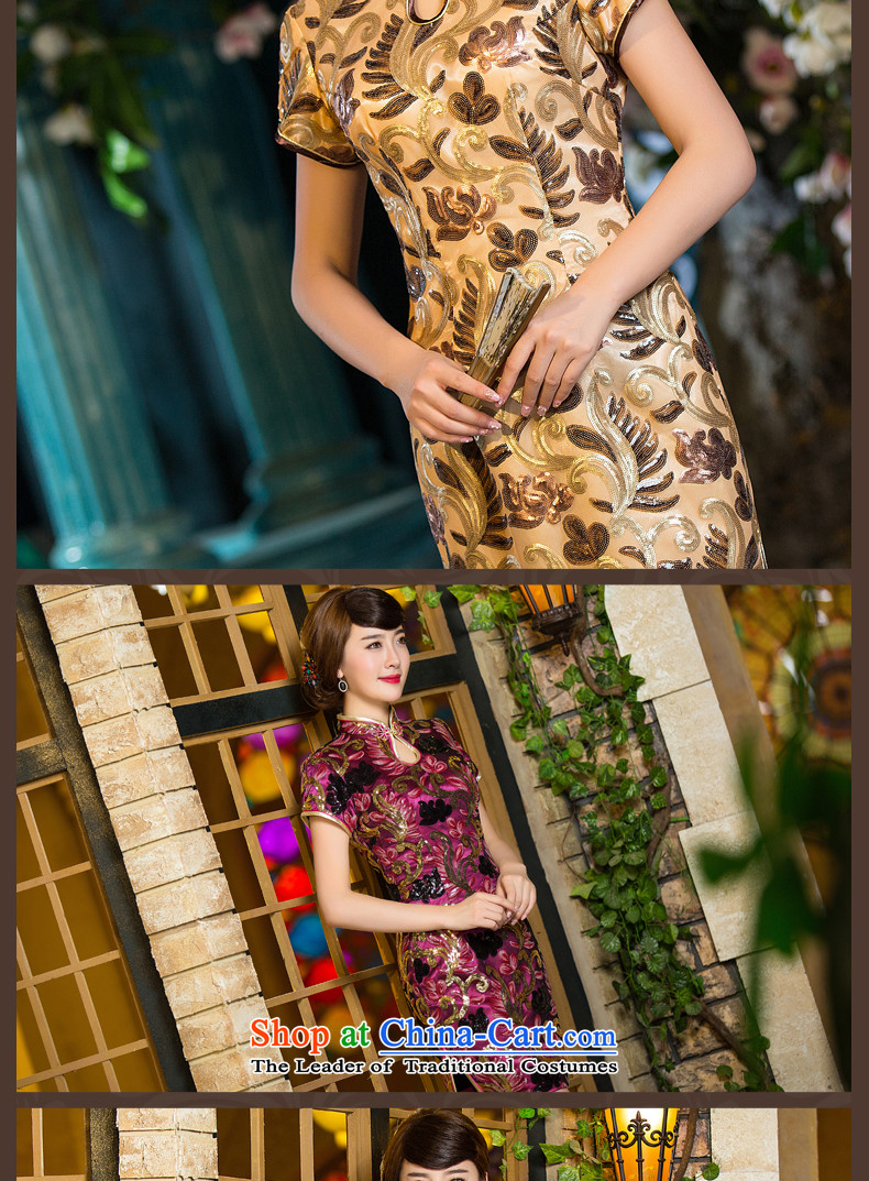Eason Chan point cheongsam dress 2015 new fall short of replacing older style, Sau San bride wedding dresses with mother XXXL Brown about a week after payment issued picture, prices, brand platters! The elections are supplied in the national character of distribution, so action, buy now enjoy more preferential! As soon as possible.