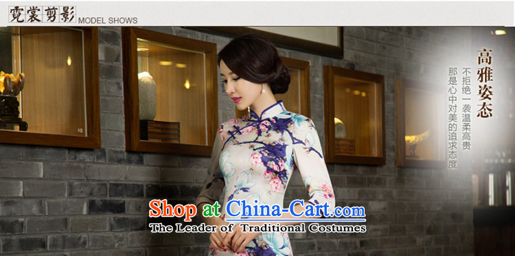 The buds 歆 ink pack retro elegant autumn 2015 7 double cheongsam dress improvement cuff qipao new ethnic women T11031 picture color M brand, prices, picture platters! The elections are supplied in the national character of distribution, so action, buy now enjoy more preferential! As soon as possible.