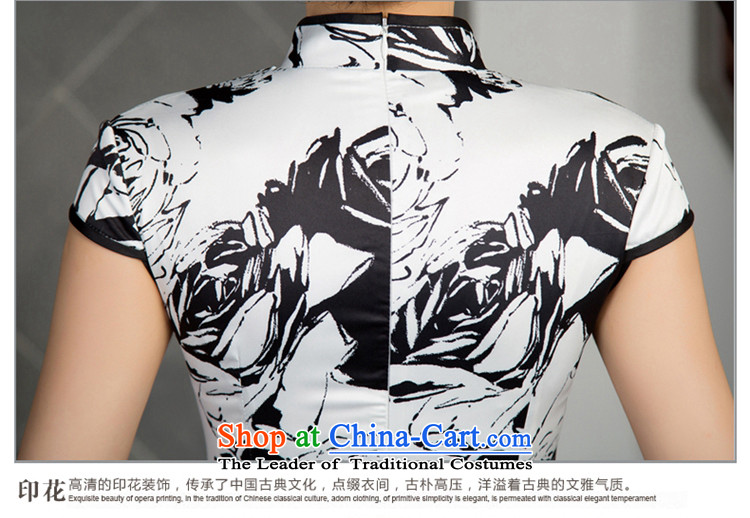 The print image from the 2015 Long 歆) installed in the autumn of qipao skirt cheongsam dress Ms. Long new retro improved cheongsam dress M12021 picture color pictures, prices, XXL brand platters! The elections are supplied in the national character of distribution, so action, buy now enjoy more preferential! As soon as possible.