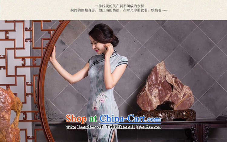 Mr Yuen So Quiet Nights long qipao autumn 2015 flexibility with retro style qipao skirt the new medium to long term, Ms. qipao gown QD274 picture color pictures, prices, XXL brand platters! The elections are supplied in the national character of distribution, so action, buy now enjoy more preferential! As soon as possible.