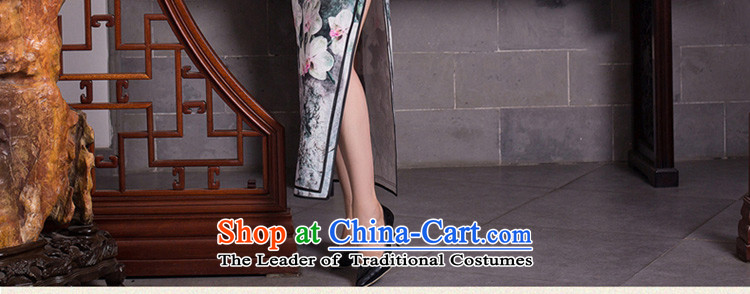 Mr Yuen So Quiet Nights long qipao autumn 2015 flexibility with retro style qipao skirt the new medium to long term, Ms. qipao gown QD274 picture color pictures, prices, XXL brand platters! The elections are supplied in the national character of distribution, so action, buy now enjoy more preferential! As soon as possible.