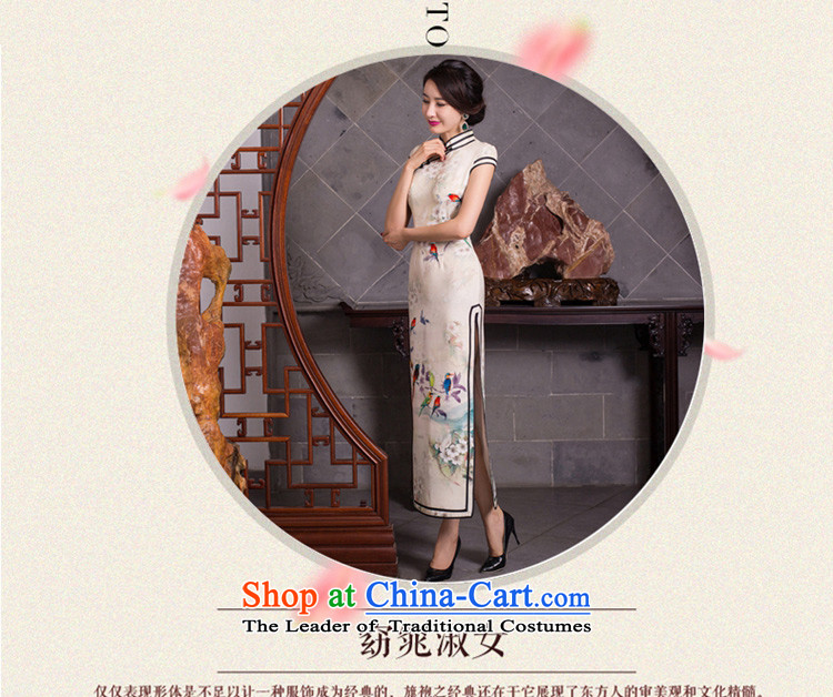 Mr Yuen Long qipao autumn whispers of replacing retro style qipao skirt New Sau San elegant qipao gown QD278 Ms. picture color pictures, prices, XL brand platters! The elections are supplied in the national character of distribution, so action, buy now enjoy more preferential! As soon as possible.