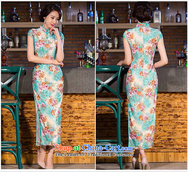 Mano-hwan's 2015 new plush robes and stylish long cheongsam dress antique dresses dress clothes figure L picture, prices, brand platters! The elections are supplied in the national character of distribution, so action, buy now enjoy more preferential! As soon as possible.