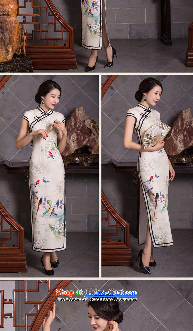 Mano-hwan's new 2015 qipao autumn and winter Couture fashion antique dresses jacquard temperament improved long dresses Sau San figure M picture, prices, brand platters! The elections are supplied in the national character of distribution, so action, buy now enjoy more preferential! As soon as possible.